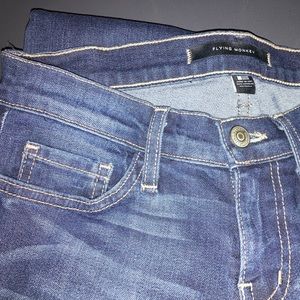 Flying Monkey cropped:cuffed skinny jean